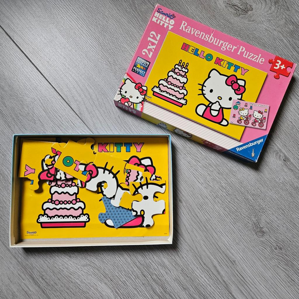 Opruiming: Ravensburger Hello Kitty Puzzel 1x12 stukjes, Ophalen of Verzenden, 2 tot 4 jaar