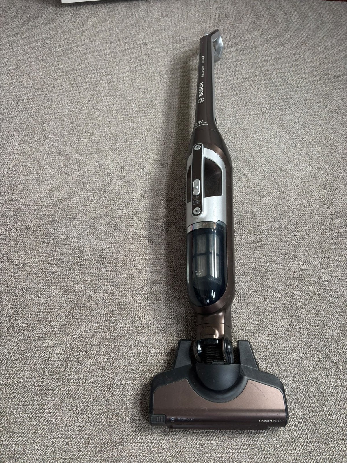 Bosch Flexxo Gen2 Serie 4  28V Steelstofzuiger met Oplader, Bosch, Draadloos, Ophalen of Verzenden, Zo goed als nieuw