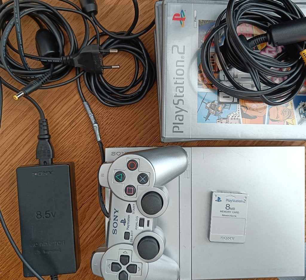 Playstation 2 en games, Ophalen, Gebruikt, Met games, Met 1 controller