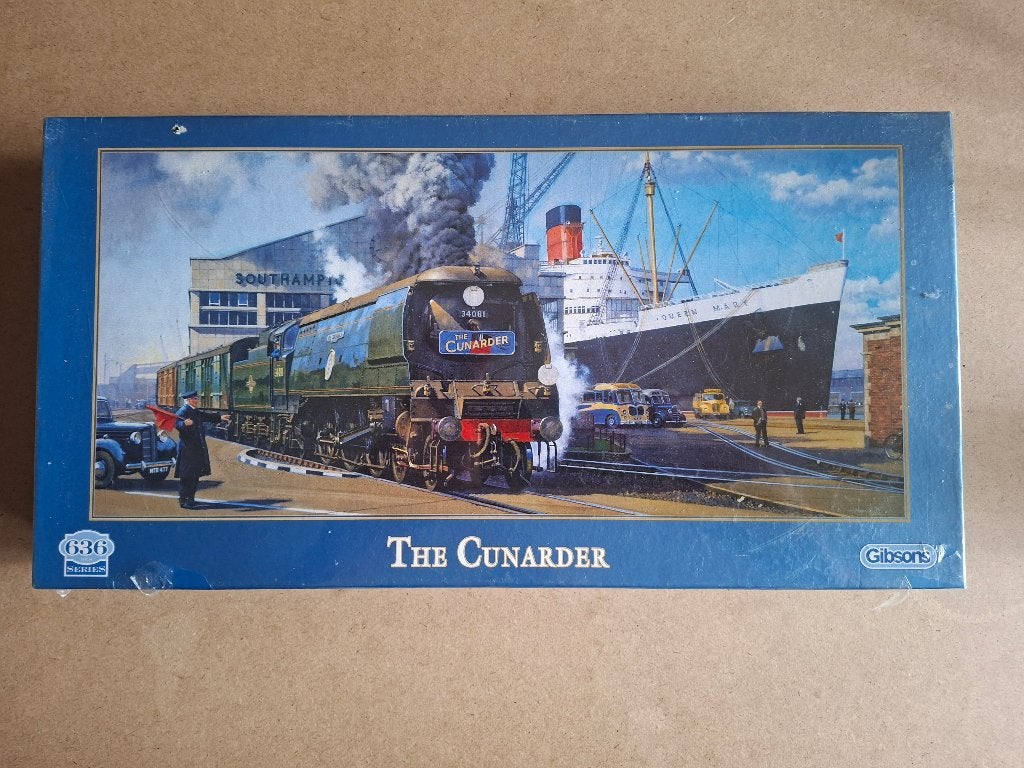 Gisons puzzel - The Cunarder(NIEUW), Ophalen of Verzenden, 500 t/m 1500 stukjes, Nieuw, Legpuzzel