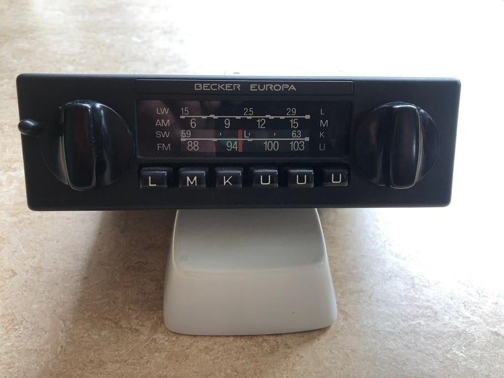 Becker Europa 460 autoradio – getest  topstaat SALE !!, Ophalen of Verzenden, Zo goed als nieuw
