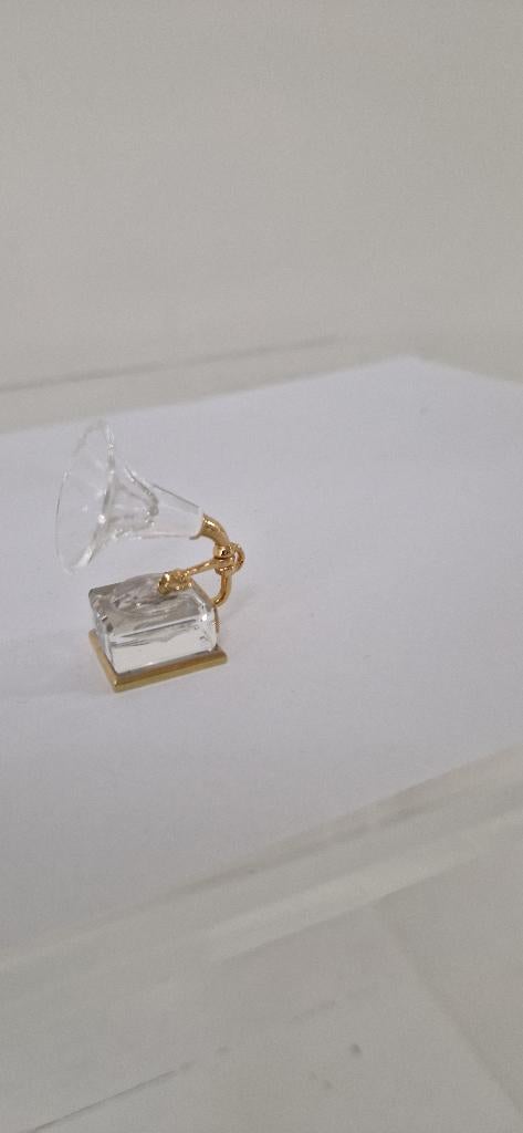Swarovski Kristal Grammofoon, Verzamelen, Ophalen of Verzenden, Zo goed als nieuw, Figuurtje
