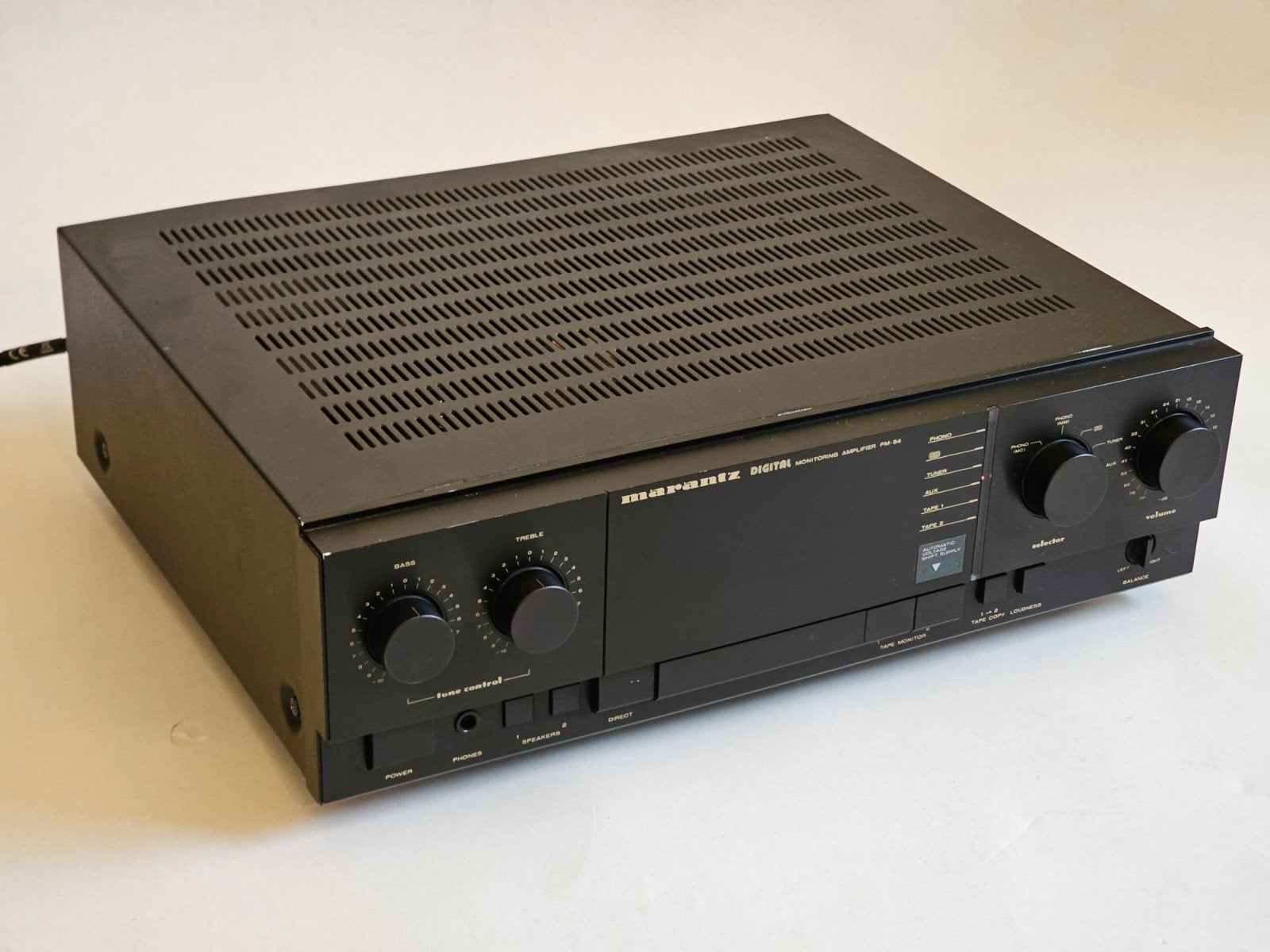 Marantz PM-54 Versterker – Digital Monitoring - MM & MC, Audio, Tv en Foto, Versterkers en Receivers, Ophalen of Verzenden, 60 tot 120 watt