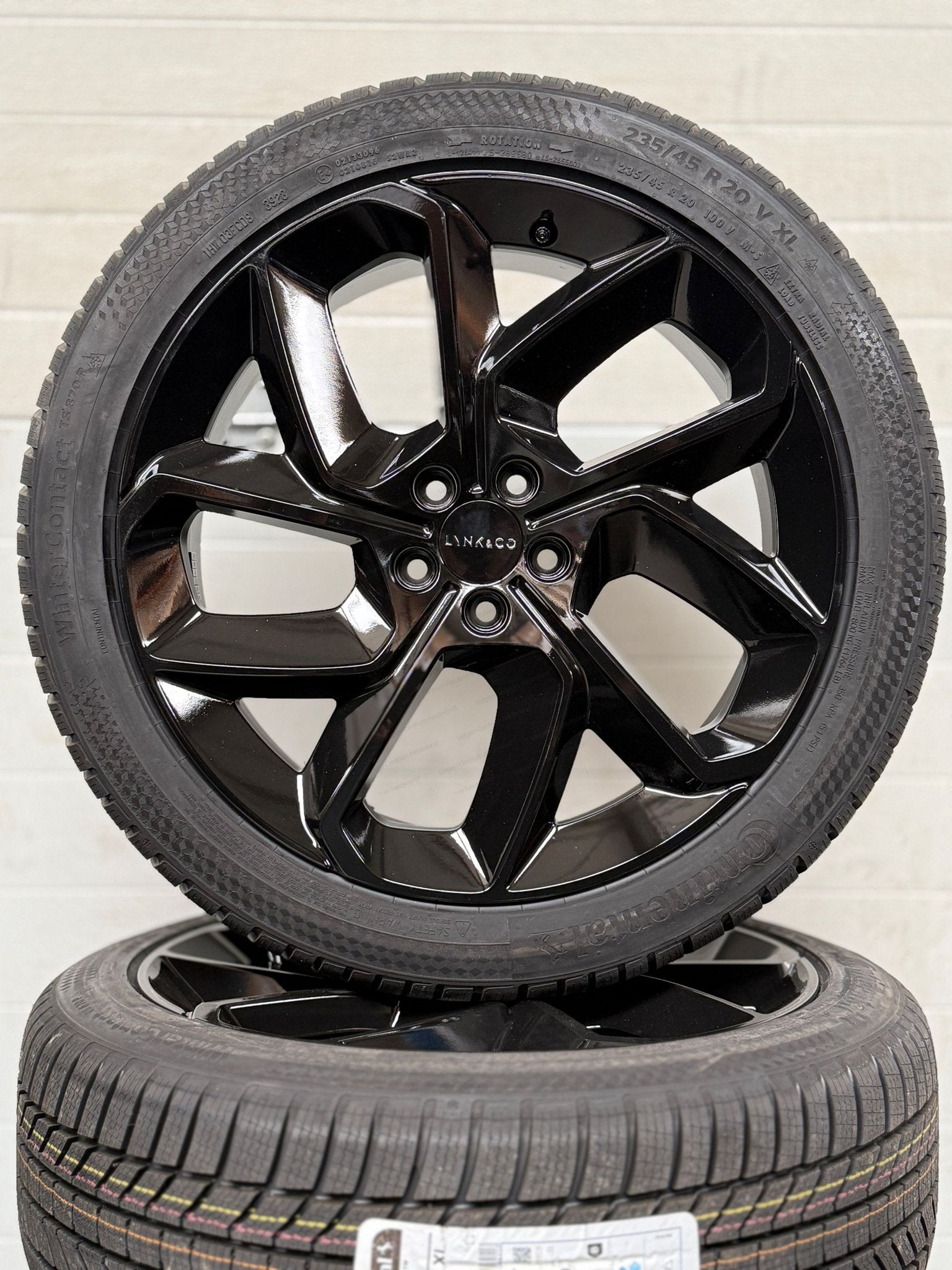 NIEUW 20’’ LYNK EN CO VELGEN WINTERBANDEN ORIG  BLACK, -, -, Banden en Velgen, Nieuw