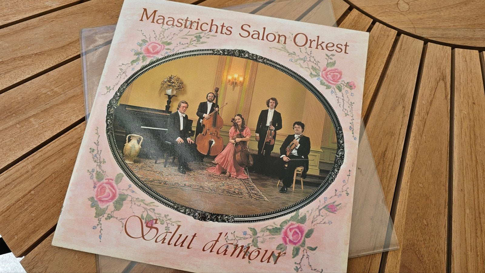LP André Rieu Maastrichts Salon Orkest "Salut d'amour", LP, Ophalen of Verzenden, Zo goed als nieuw, Romantiek