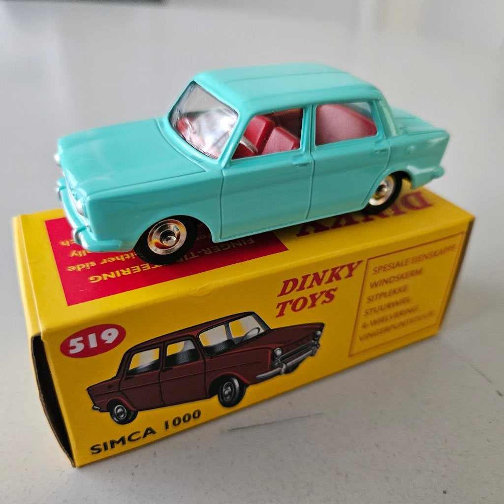 DINKY TOYS/ATLAS: SIMCA 1000  #519, Ophalen of Verzenden, Nieuw, Auto, Dinky Toys