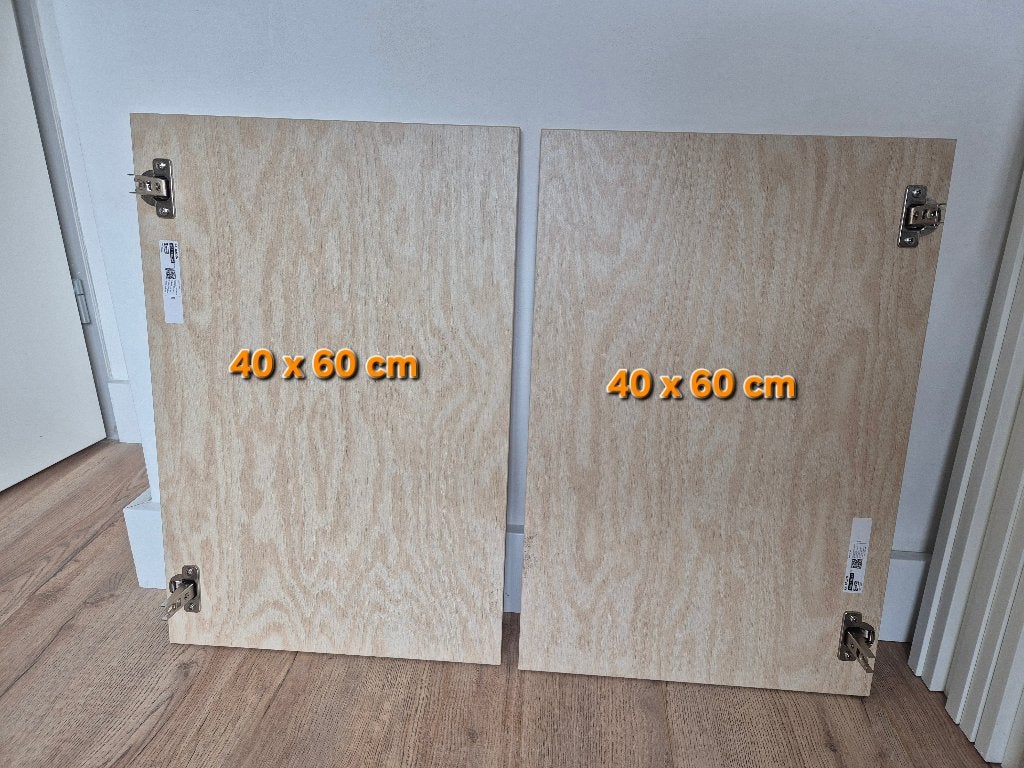PLATSA basiselement 80x55x60 met KALBÅDEN deuren/scharnieren, Huis en Inrichting, Ophalen, 50 tot 100 cm, Zo goed als nieuw, Minder dan 100 cm
