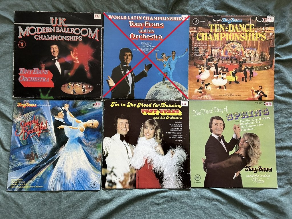 8 LP's Tony Evans (ook per stuk te koop), LP, Gebruikt, Ophalen of Verzenden, Pop