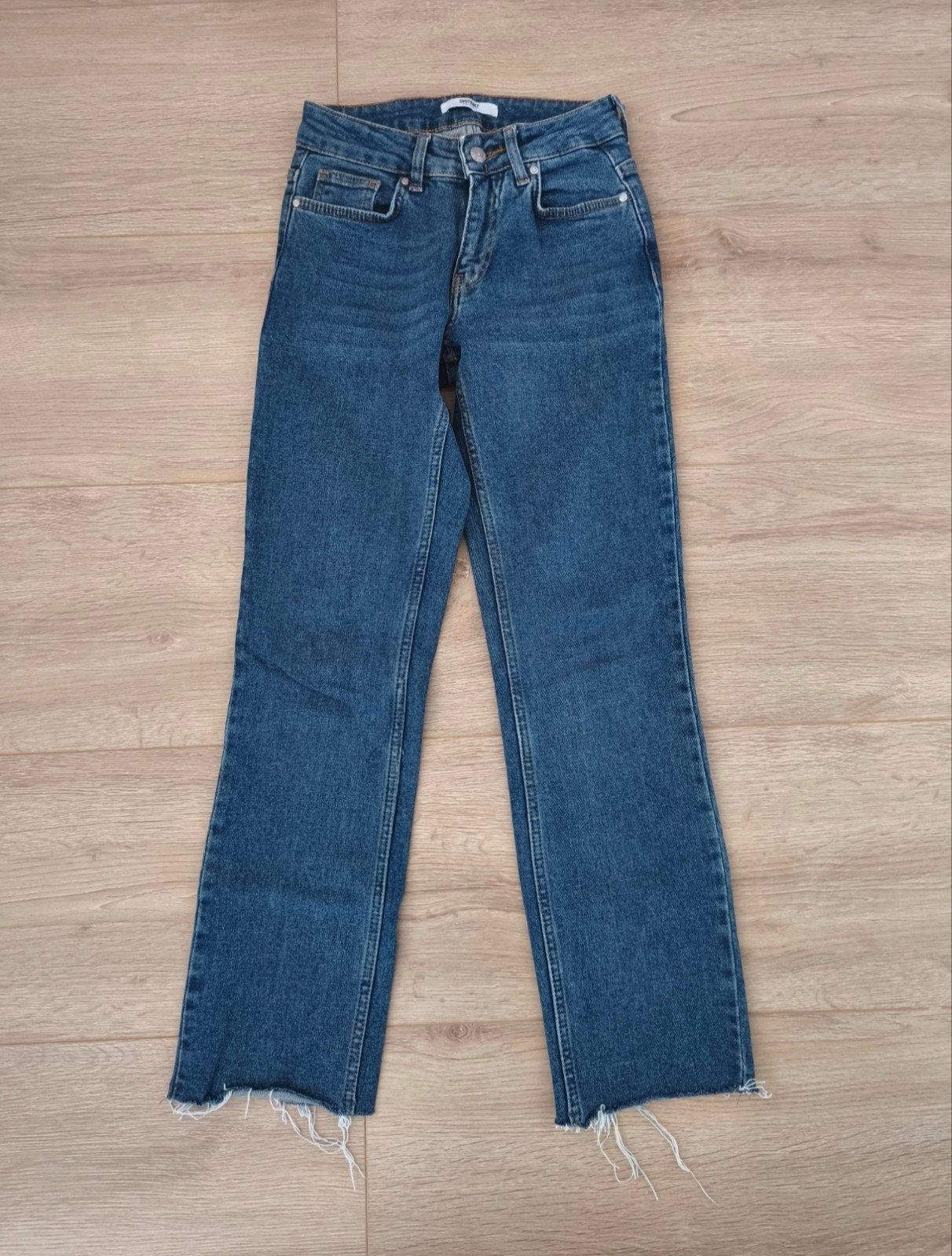 Distrikt Norrebro - Straight jeans spijkerbroek - mt 25, Distrikt Norrebro, Zo goed als nieuw, W27 (confectie 34) of kleiner, Verzenden
