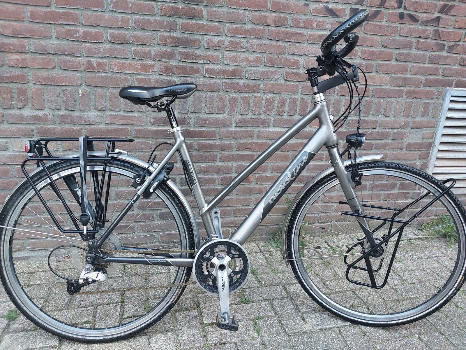 Gazelle Goldline Amerigo D53 damesfiets, Ophalen, 28 inch, 53 tot 56 cm, Zo goed als nieuw