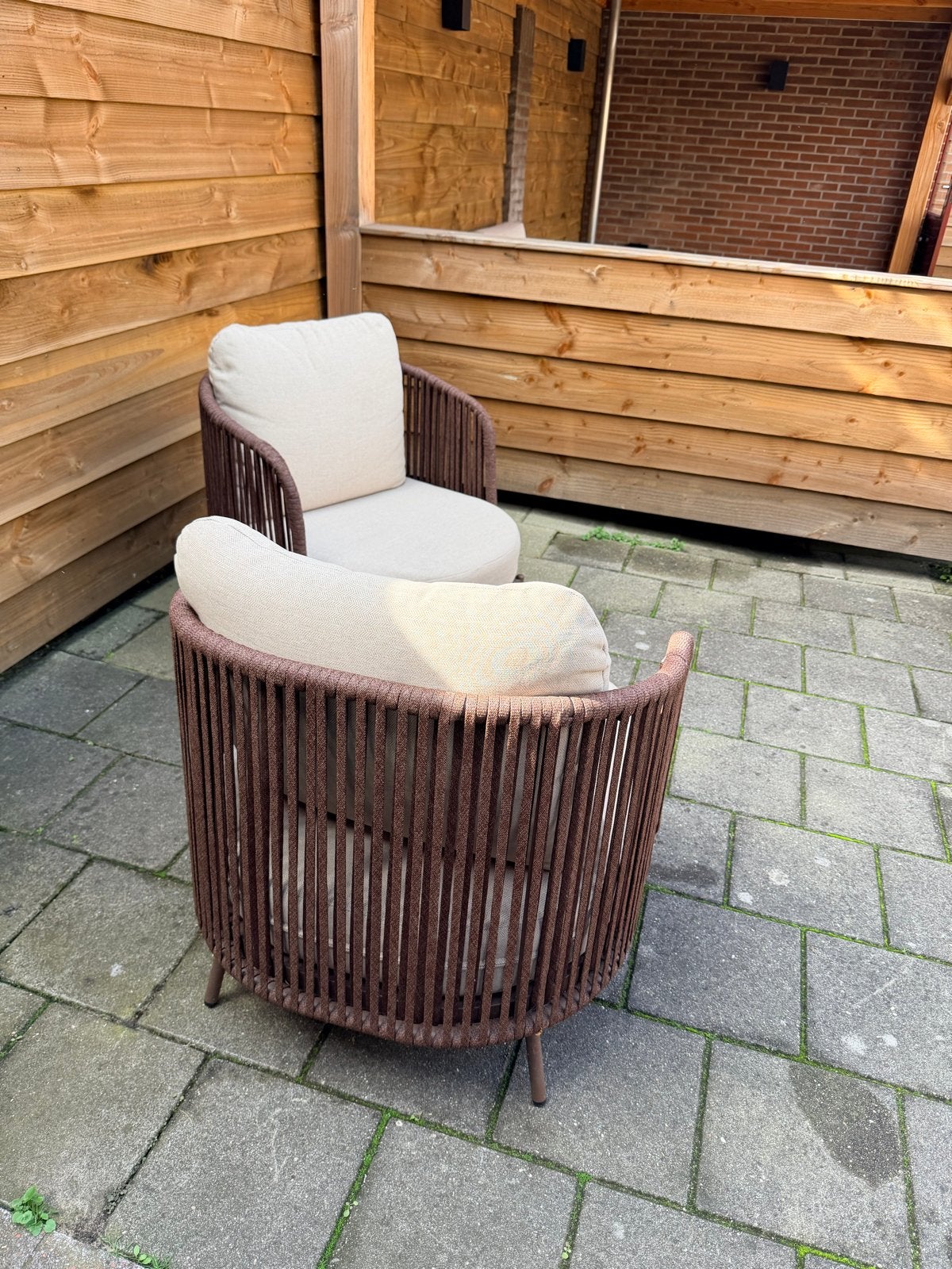Karwei loungeset met tuinstoelen, Tuin en Terras, Ophalen, Gebruikt, Meer dan 8 zitplaatsen, Loungeset