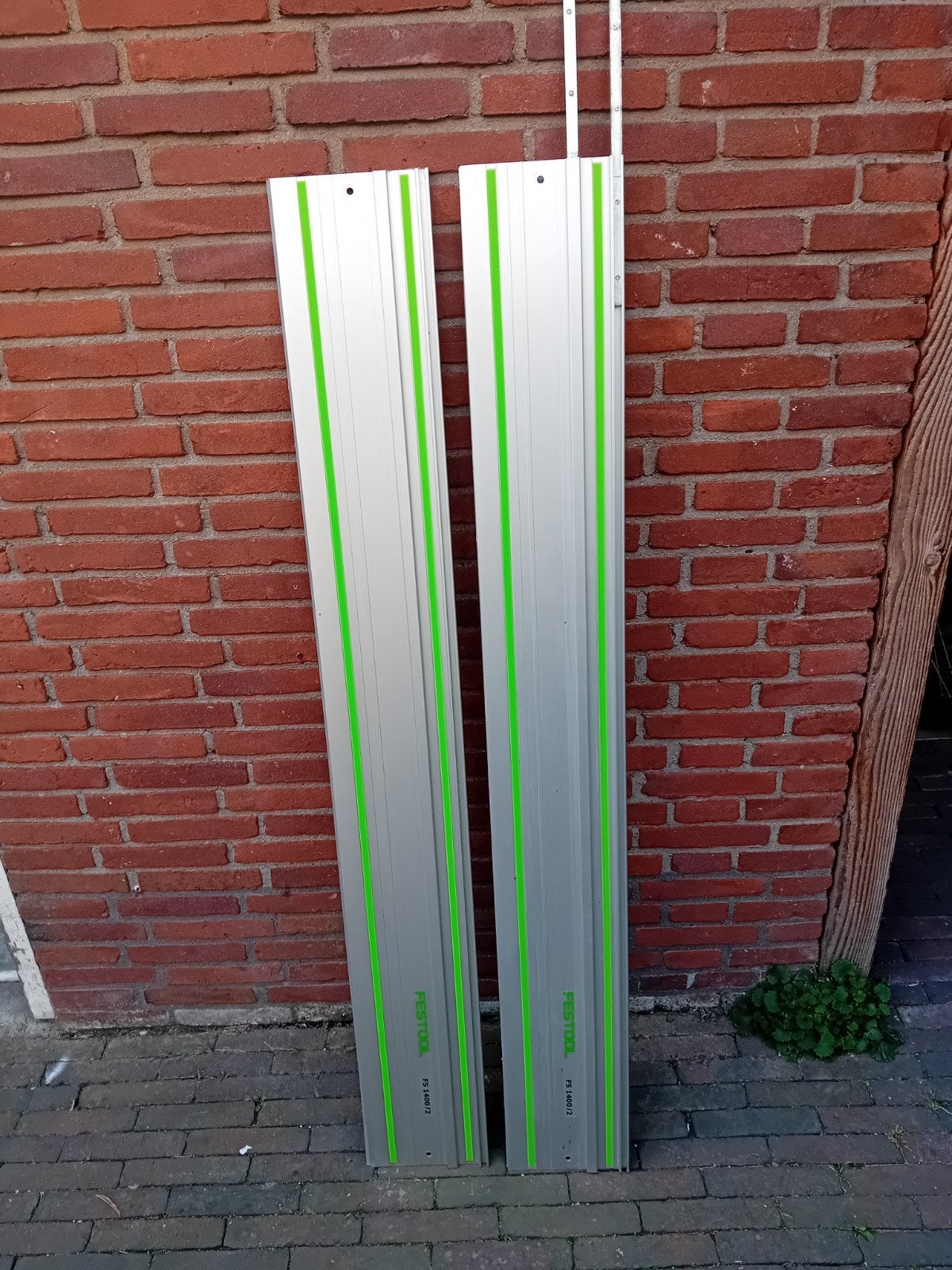 Festool Geleiderail FS 1400/2 (2 stuks), Ophalen, Invalzaag, Zo goed als nieuw, 30 tot 70 mm