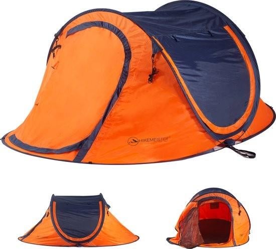 Pop-up tent 2 persoons met middenruimte - zo goed als nieuw, Ophalen, Zo goed als nieuw