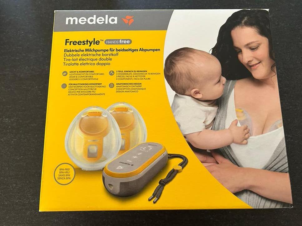 Medela freestyle kolf handsfree, Ophalen of Verzenden, Zo goed als nieuw, Borstkolf