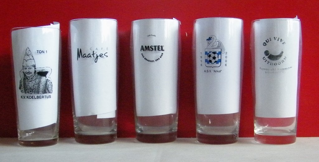Amstel Bier Glazen -32-, Verzamelen, Biermerken, Ophalen, Zo goed als nieuw, Glas of Glazen, Amstel
