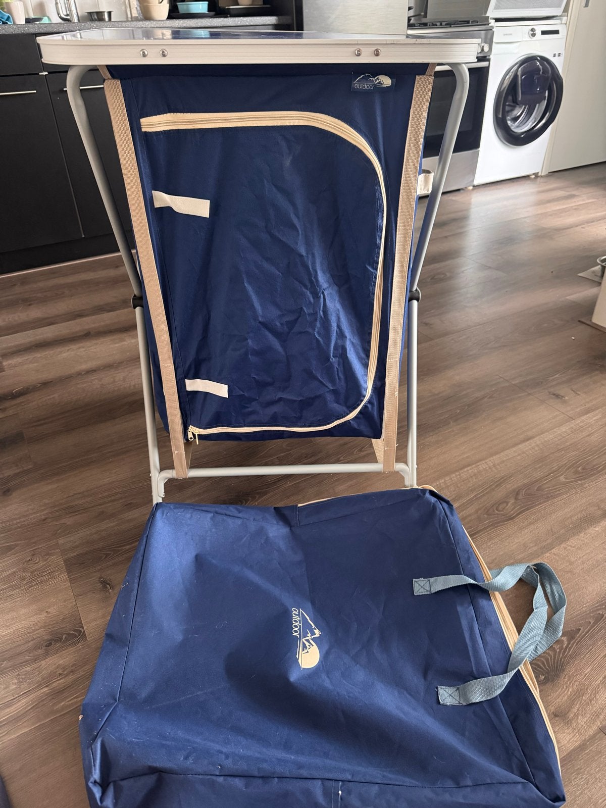 Campingkastje/Bijzettafel met Opbergruimte - Outdoor, Verzenden, Gebruikt