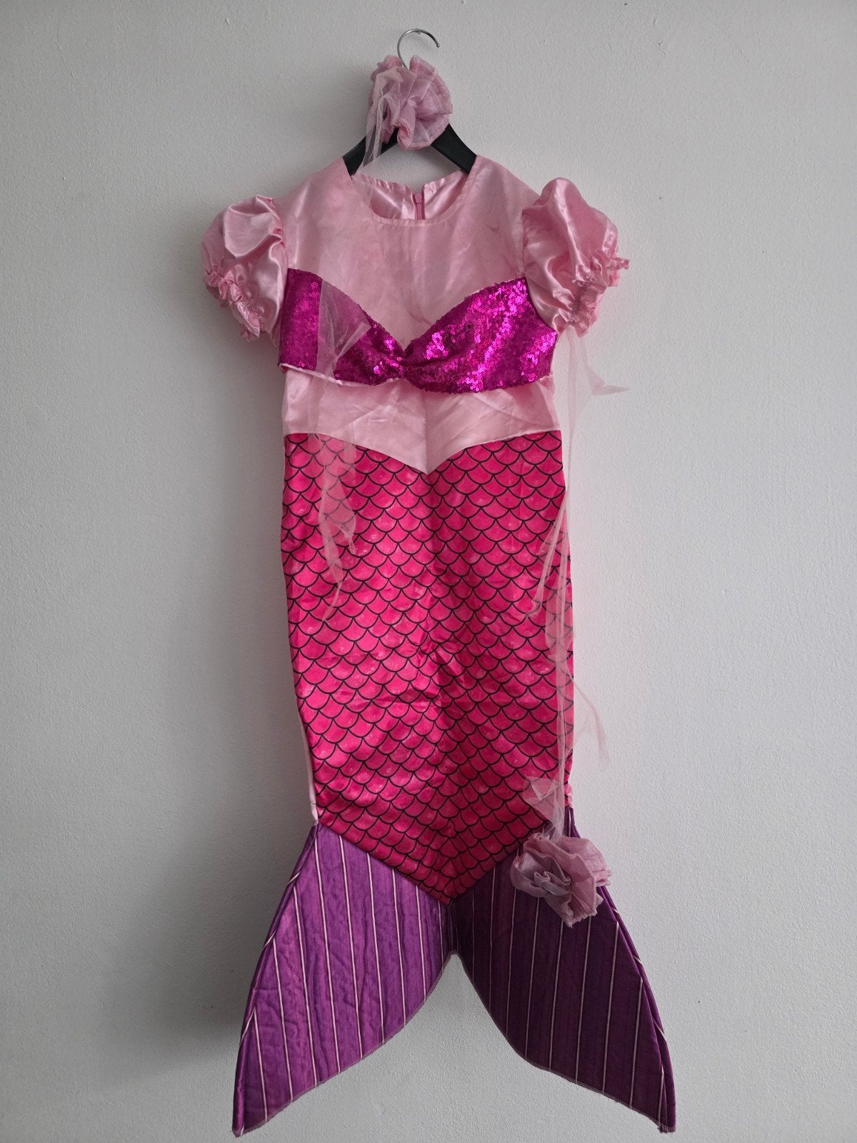 Mooie zeemeermin jurk roze, Ophalen of Verzenden, Zo goed als nieuw, Meisje, Jurk of Rok