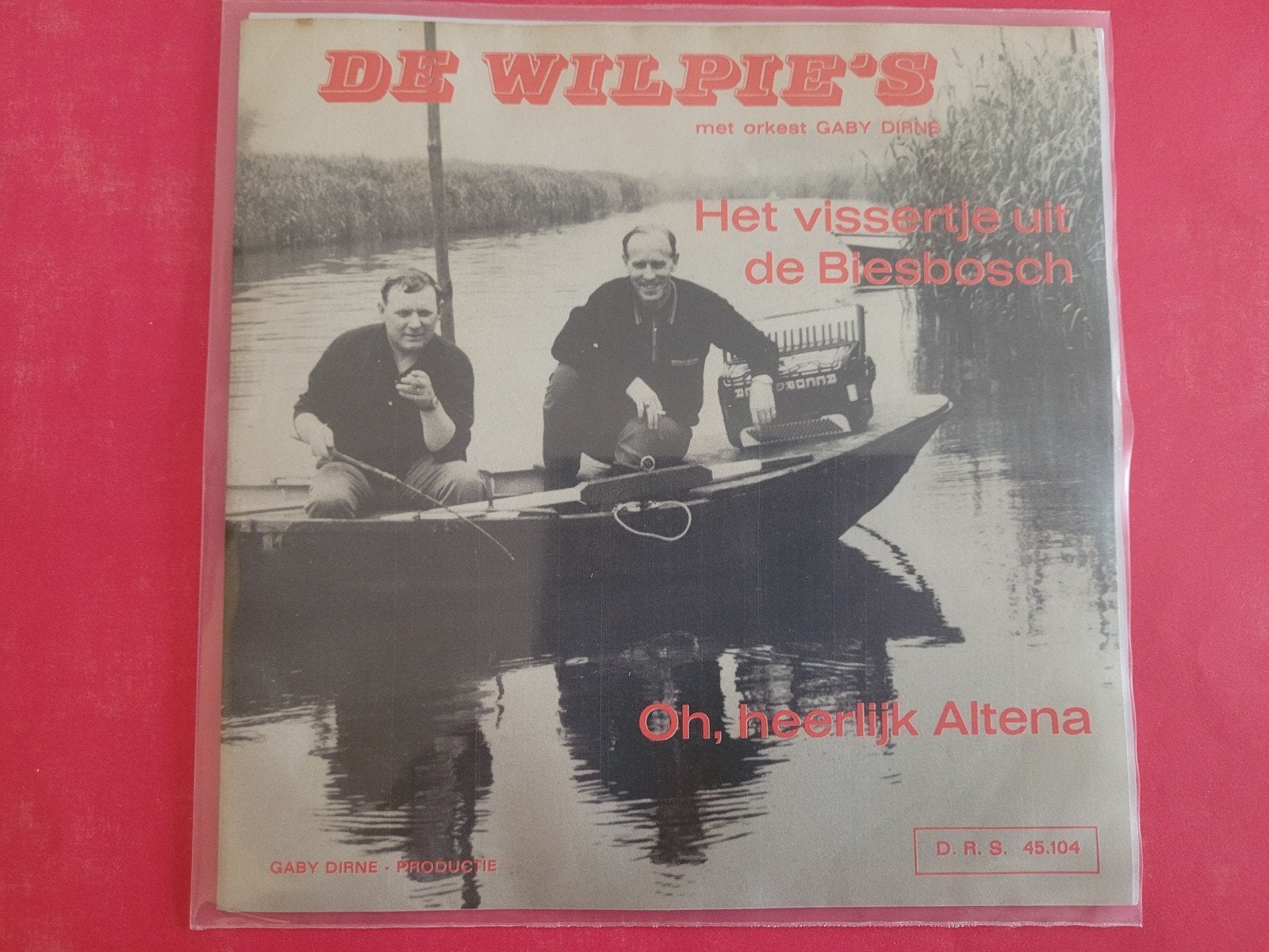 De Wilpie's - Het vissertje uit de biesbosch, Ophalen, Zo goed als nieuw, Overige formaten, Levenslied of Smartlap