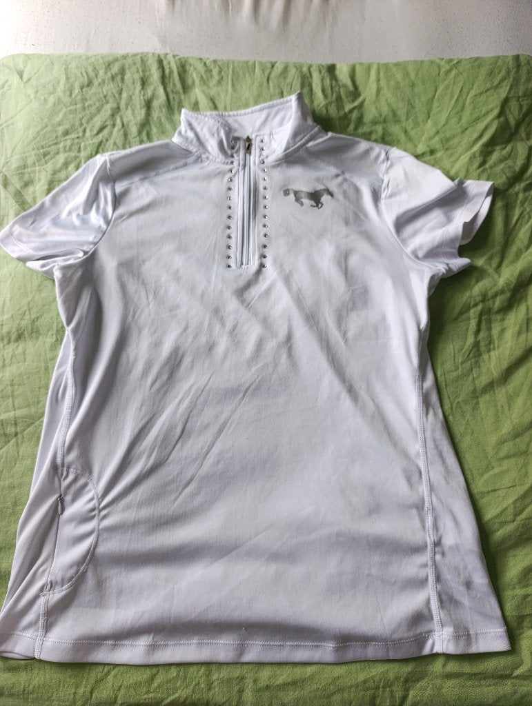 Te koop, Wedstrijd shirt, Dames, Dressuur, Overige merken, Ophalen of Verzenden