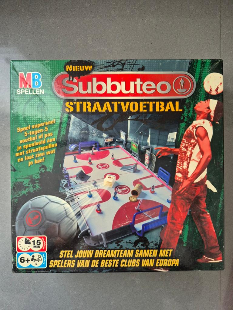 Subbuteo Straatvoetbal (zo goed als nieuw), Hobby en Vrije tijd, Een of twee spelers, Ophalen of Verzenden, Zo goed als nieuw