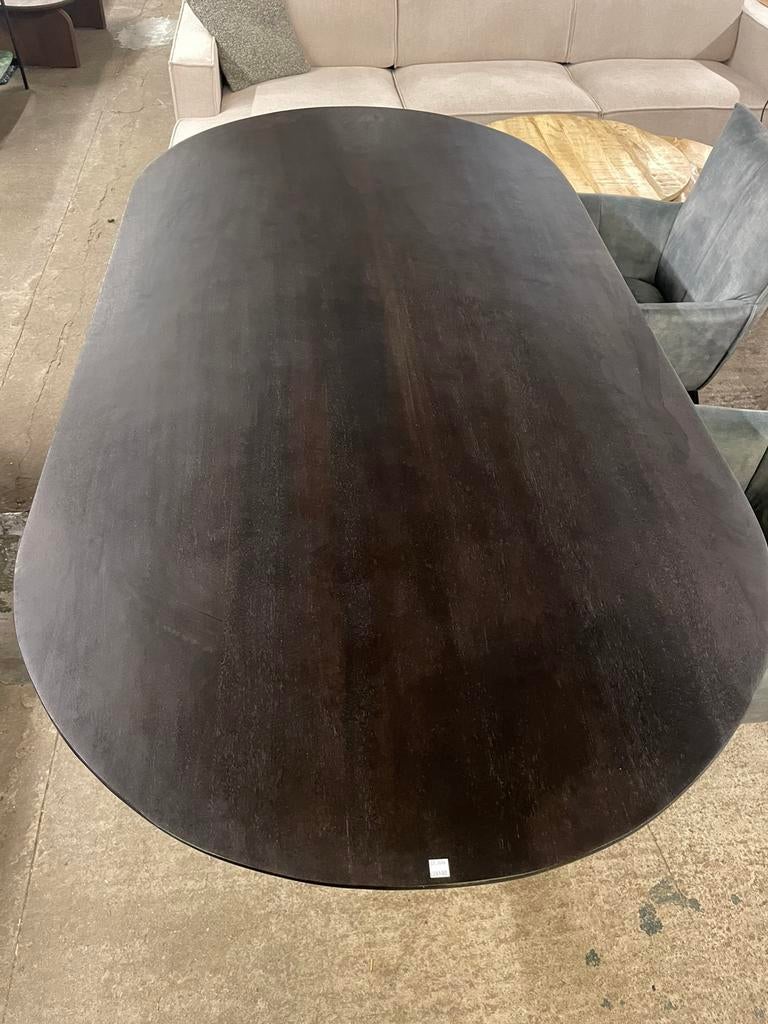 Eettafel Commodore ovaal 200x100x77cm, Huis en Inrichting, Tafels | Salontafels, Ophalen, ., 50 tot 100 cm, Zo goed als nieuw