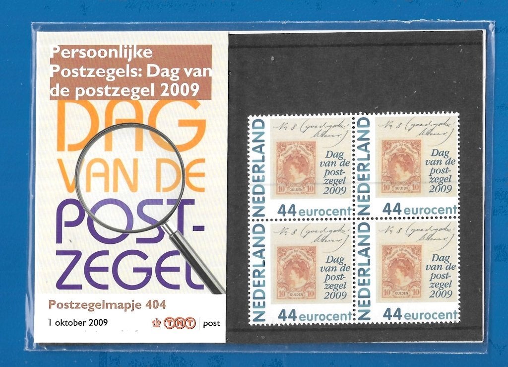 Postzegelmapje 404 - Dag van de postzegel 2009, Verzenden, Na 1940, Postfris