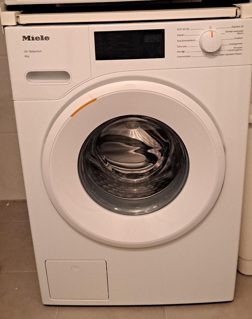 Miele wasmachine, Witgoed en Apparatuur, Wasmachines, 8 tot 10 kg, Ophalen, 1200 tot 1600 toeren, 85 tot 90 cm