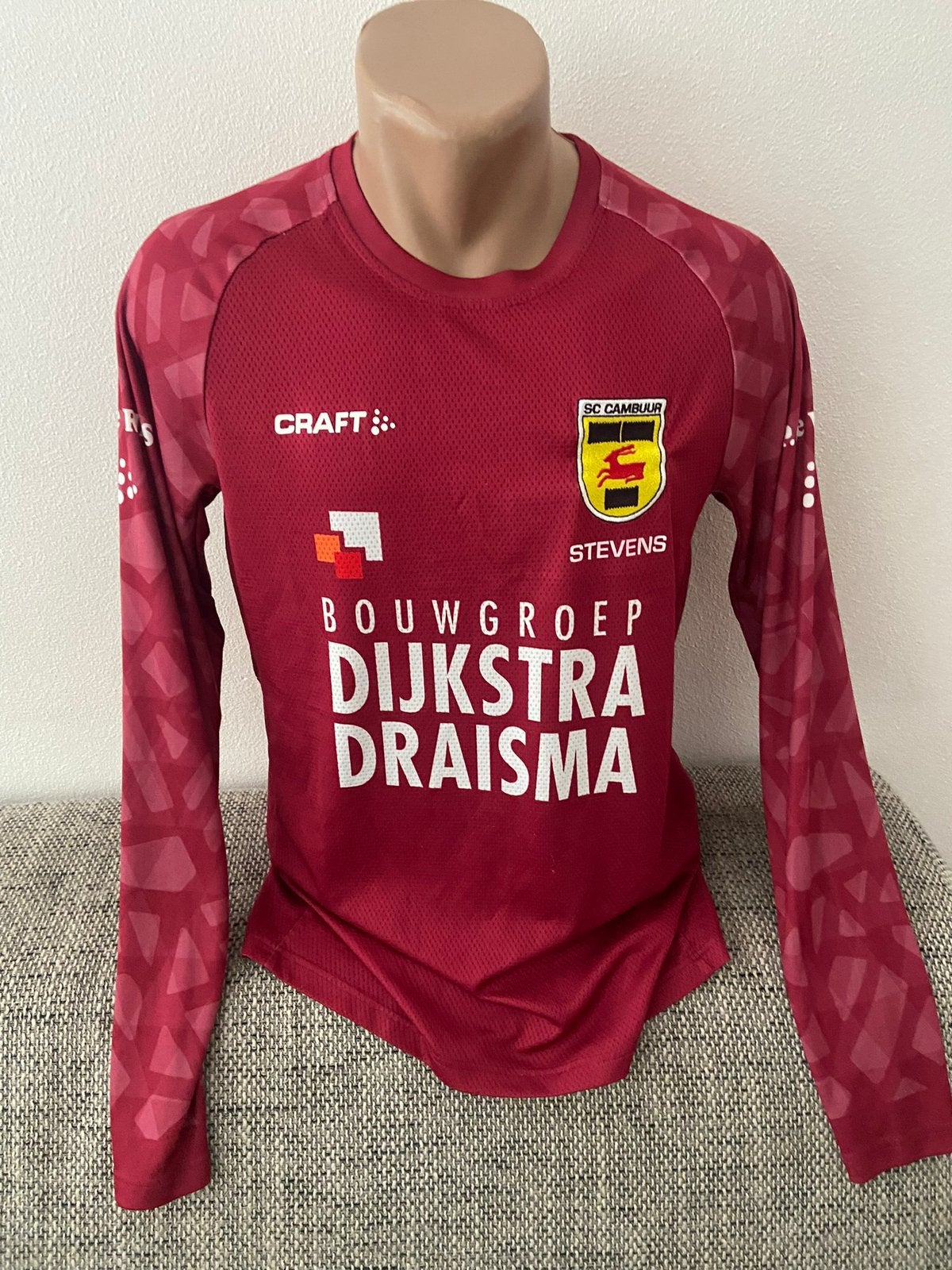 Keepersshirt Cambuur - match issued spelersshirt Stevens, Ophalen of Verzenden, Zo goed als nieuw, Overige binnenlandse clubs
