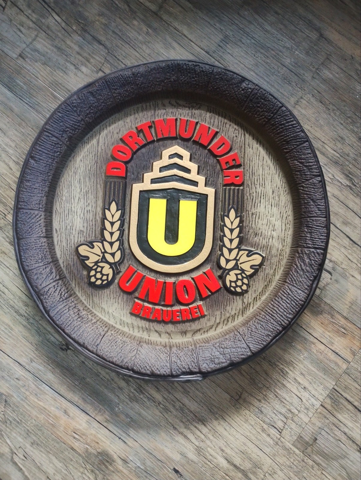 Dortmunder Union bier reclamebord, Ophalen of Verzenden, Nieuw, Reclamebord, Plaat of Schild, Overige merken