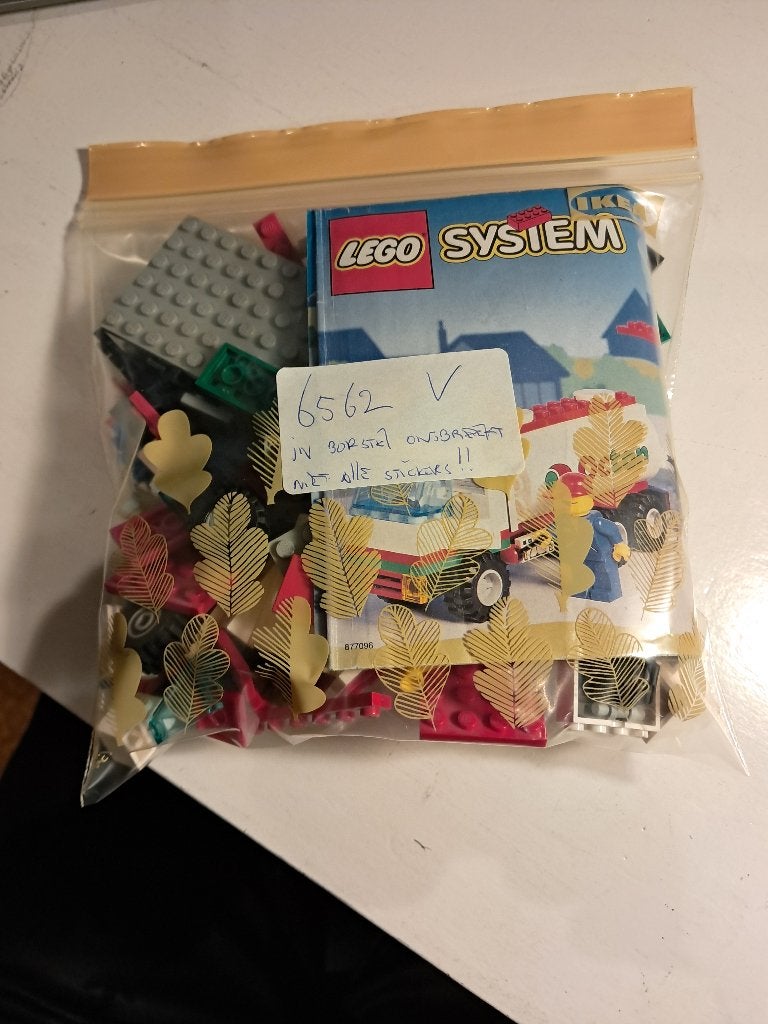 Lego System 6562: Gas Station met Octan stickers, Lego, Ophalen of Verzenden, Complete set, Inclusief instructies