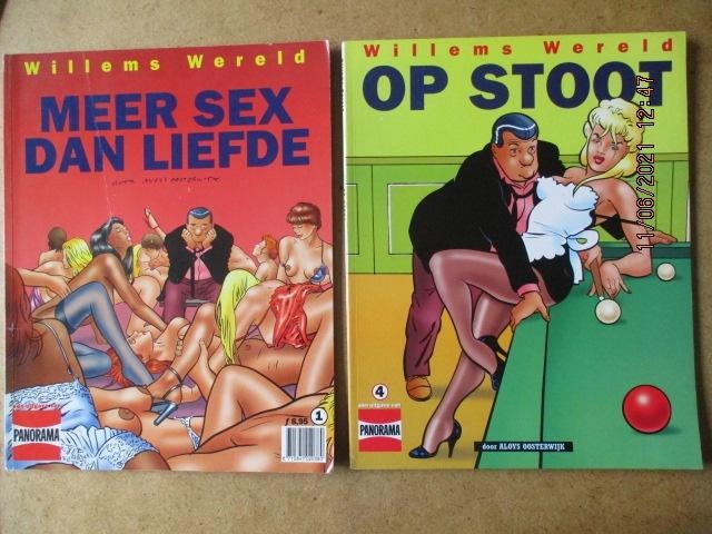 adv4262 willems wereld, Boeken, Stripboeken, Gelezen, Eén stripboek, Ophalen