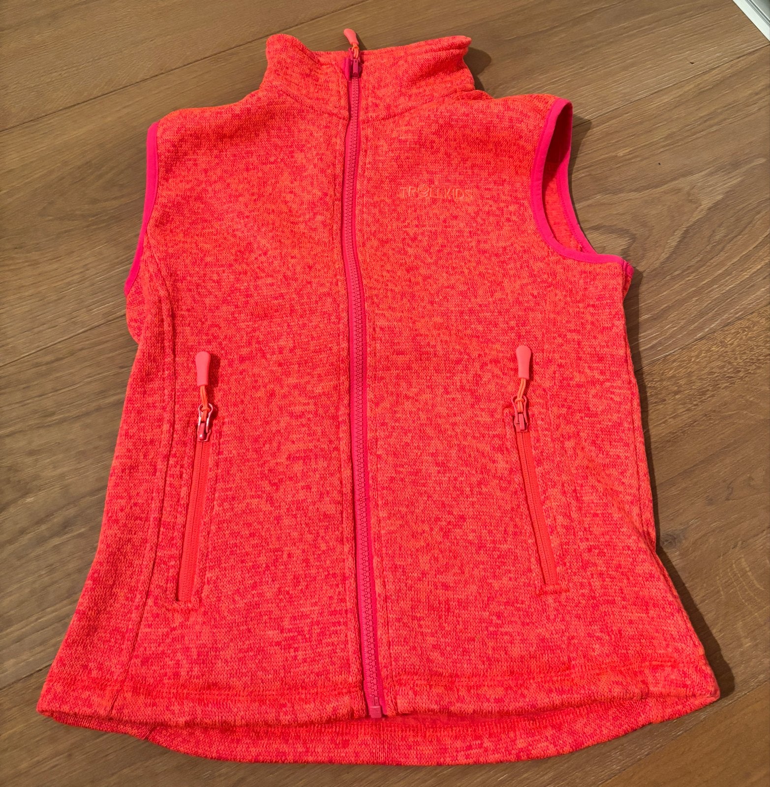 Nieuw Trollkids fleece bodywarmer roze maat 140, Ophalen of Verzenden, Nieuw, Jas