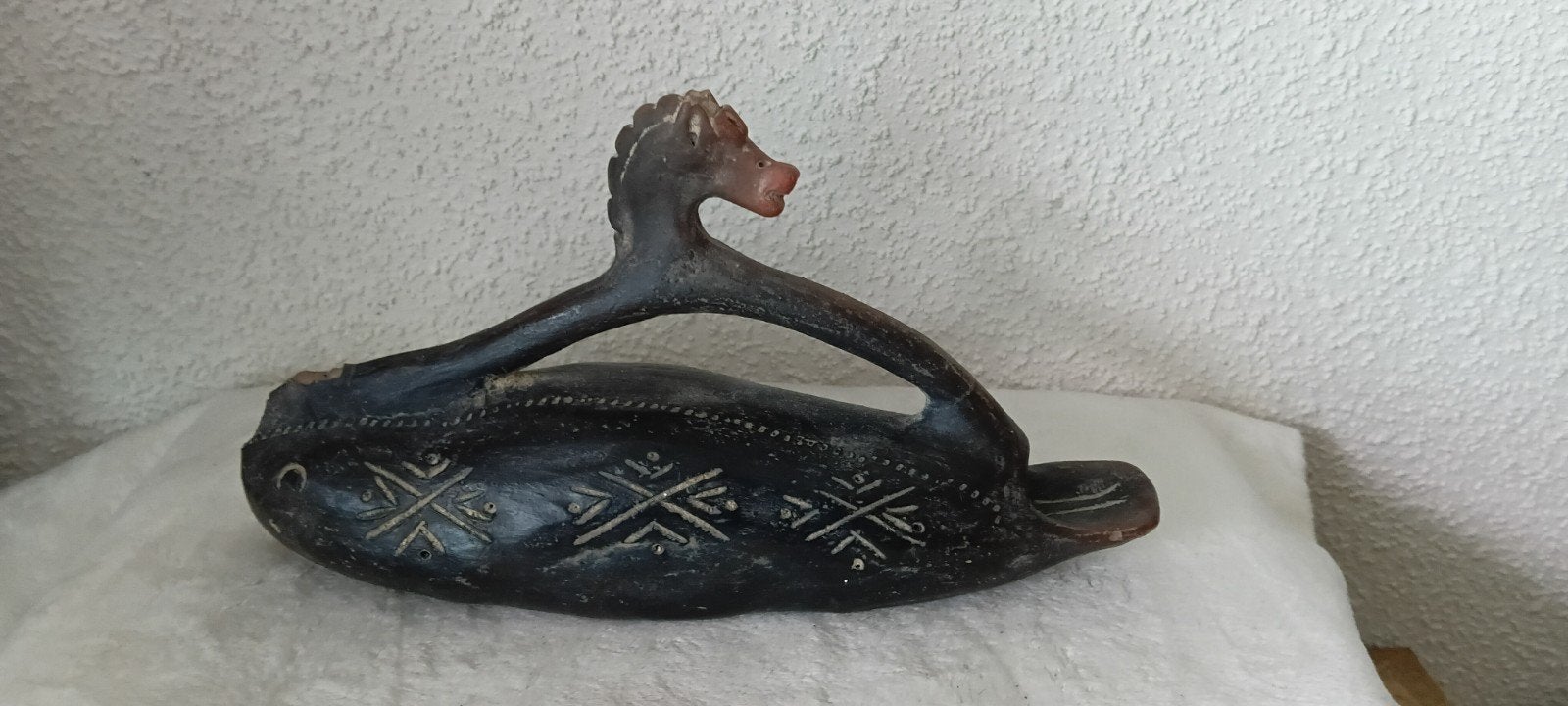 Uniek Keramiek Paardenhoofd Decoratie, Ophalen of Verzenden
