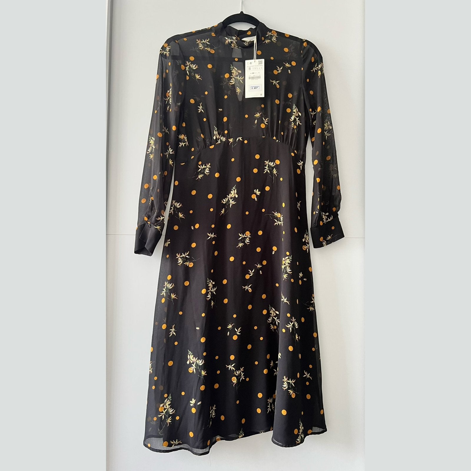 Zara a-line jurk - nieuw maat S, Kleding | Dames, Zwart, Nieuw, Ophalen of Verzenden, Maat 36 (S)