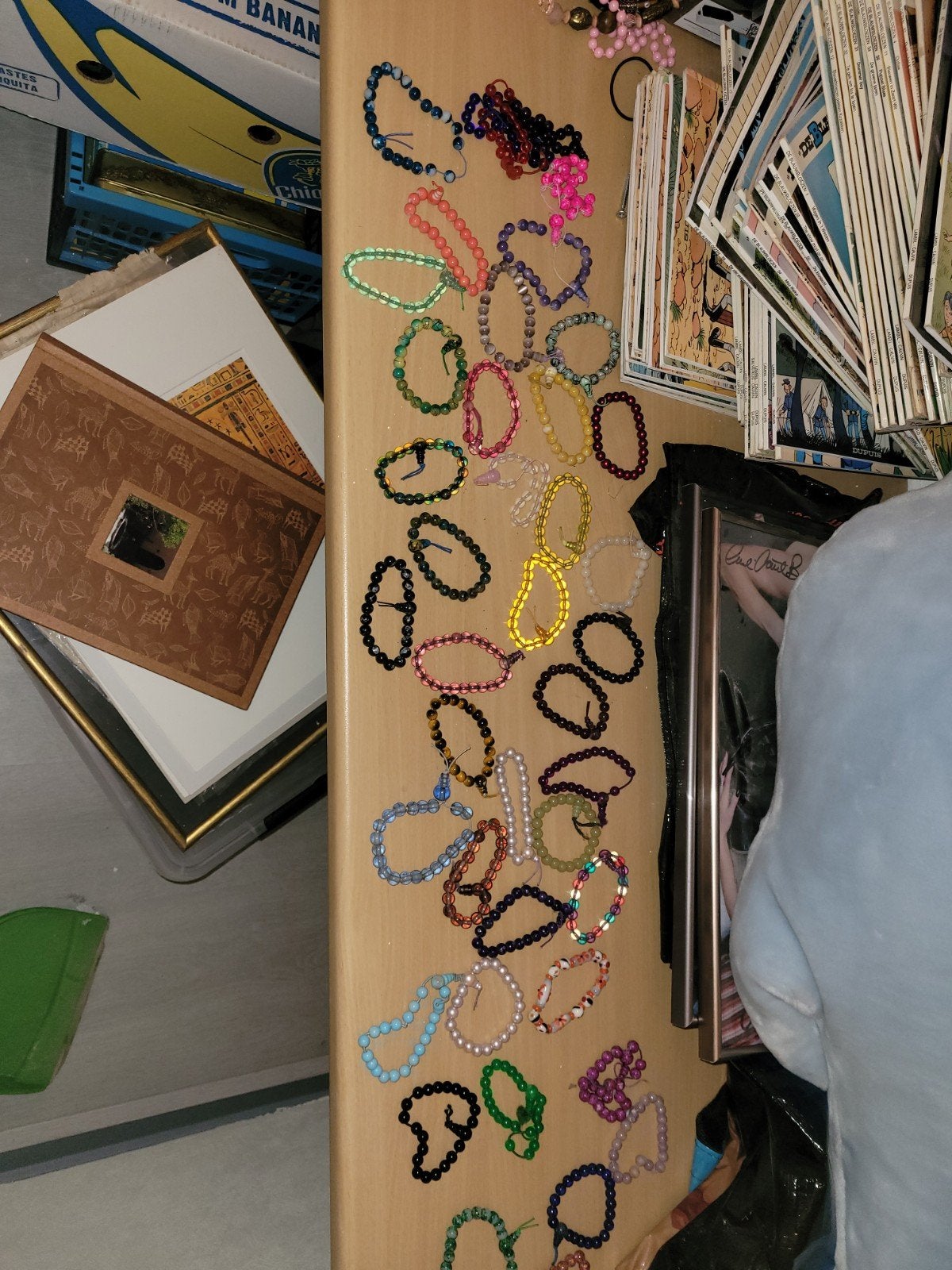 Partij van 40 Tasbih gebedskralen uit Afghanistan, Overige materialen, Gebruikt, Overige kleuren, Ophalen of Verzenden