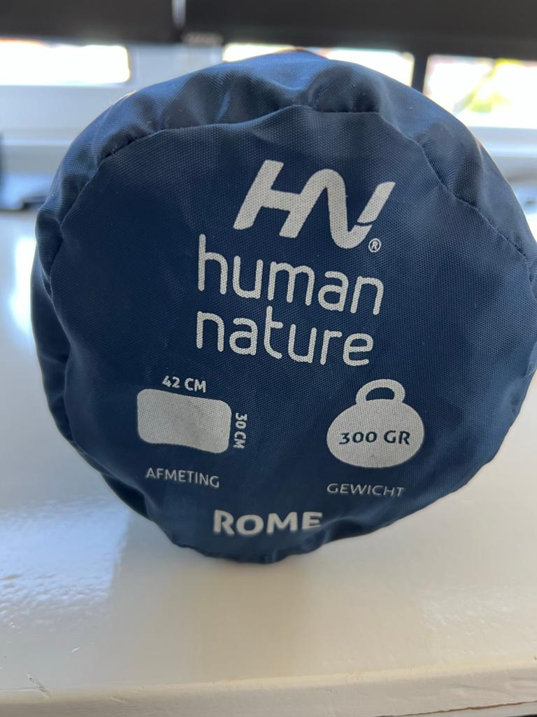 Hoofdkussen kamperen Human Nature Rome Opblaasbaar - 4 Stuks, Caravans en Kamperen, Ophalen of Verzenden, Zo goed als nieuw
