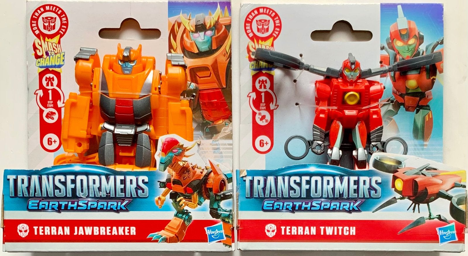 2 Figuren Transformers Earthspark [Twitch & Jawbreaker], Verzamelen, Transformers, Overige generaties, Ophalen of Verzenden, Nieuw