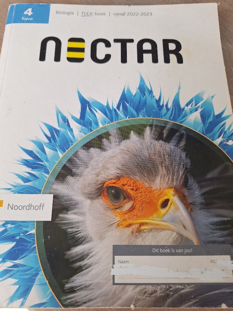 Boek Nectar biologie flex-boek voor Havo 4, Ophalen of Verzenden, Gelezen, HAVO, Biologie