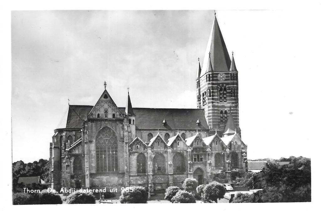 AK Thorn - De Abdij daterend uit 985, Verzenden, 1960 tot 1980, Ongelopen, Limburg