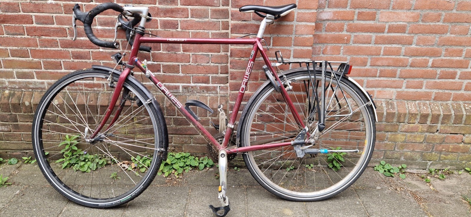 Dawes Horizon Toerfiets - Perfect voor lange afstanden, 28 inch, Gebruikt, Velgrem, 57 tot 61 cm