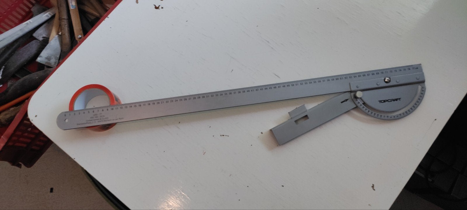 TOPCRAFT verstelbare winkelhaak/zwaaihaak, Ophalen of Verzenden, Gebruikt