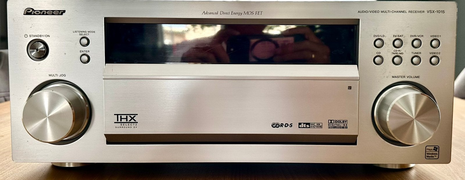 Pioneer VSX-1015 THX 7.1 Mos-Fet versterker prachtig geluid, Audio, Tv en Foto, Versterkers en Receivers, Ophalen, Gebruikt, 120 watt of meer