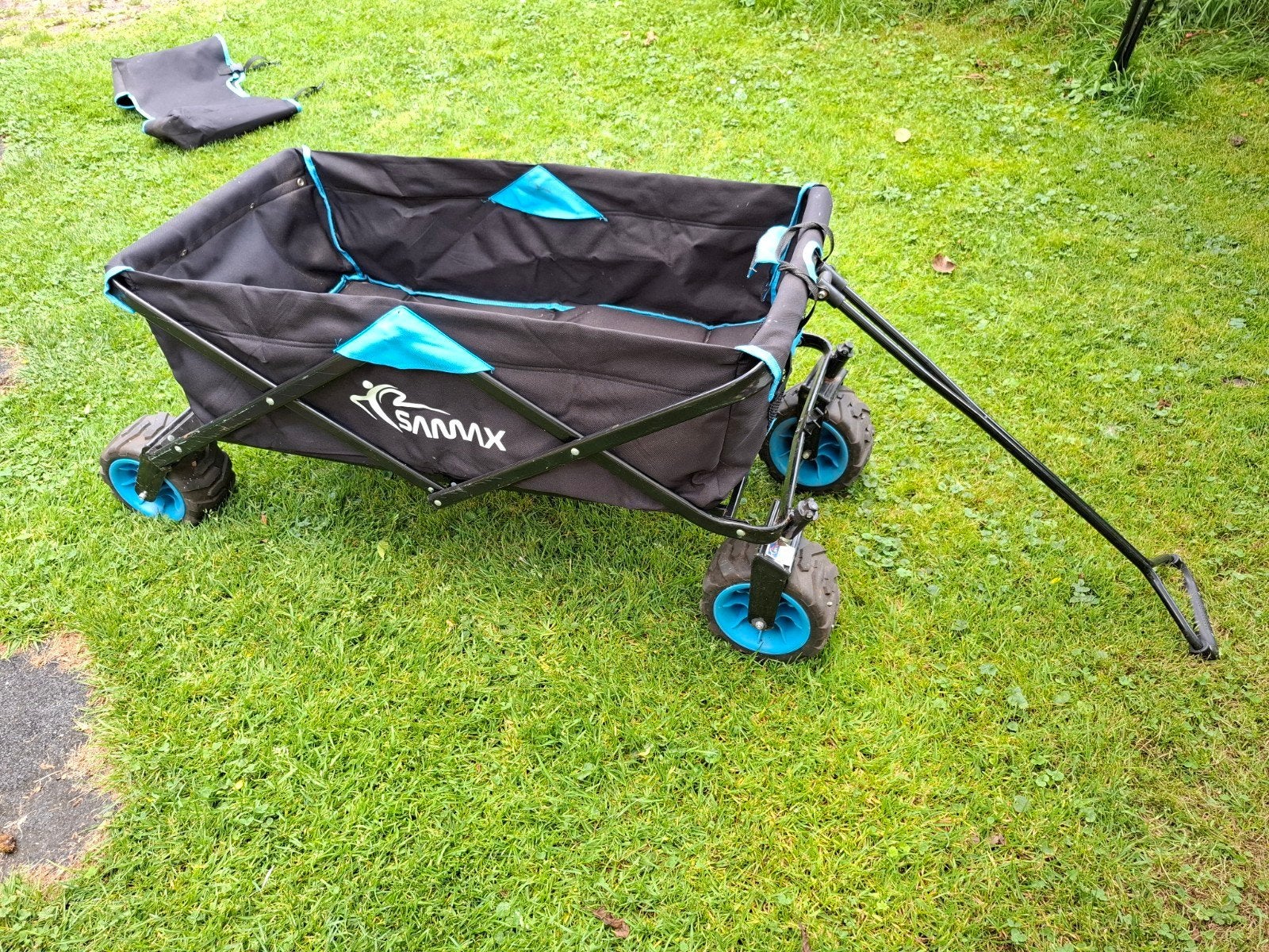 Samax bolderkar met terrein wielen, Caravans en Kamperen, Ophalen, Opvouwbaar, Zo goed als nieuw