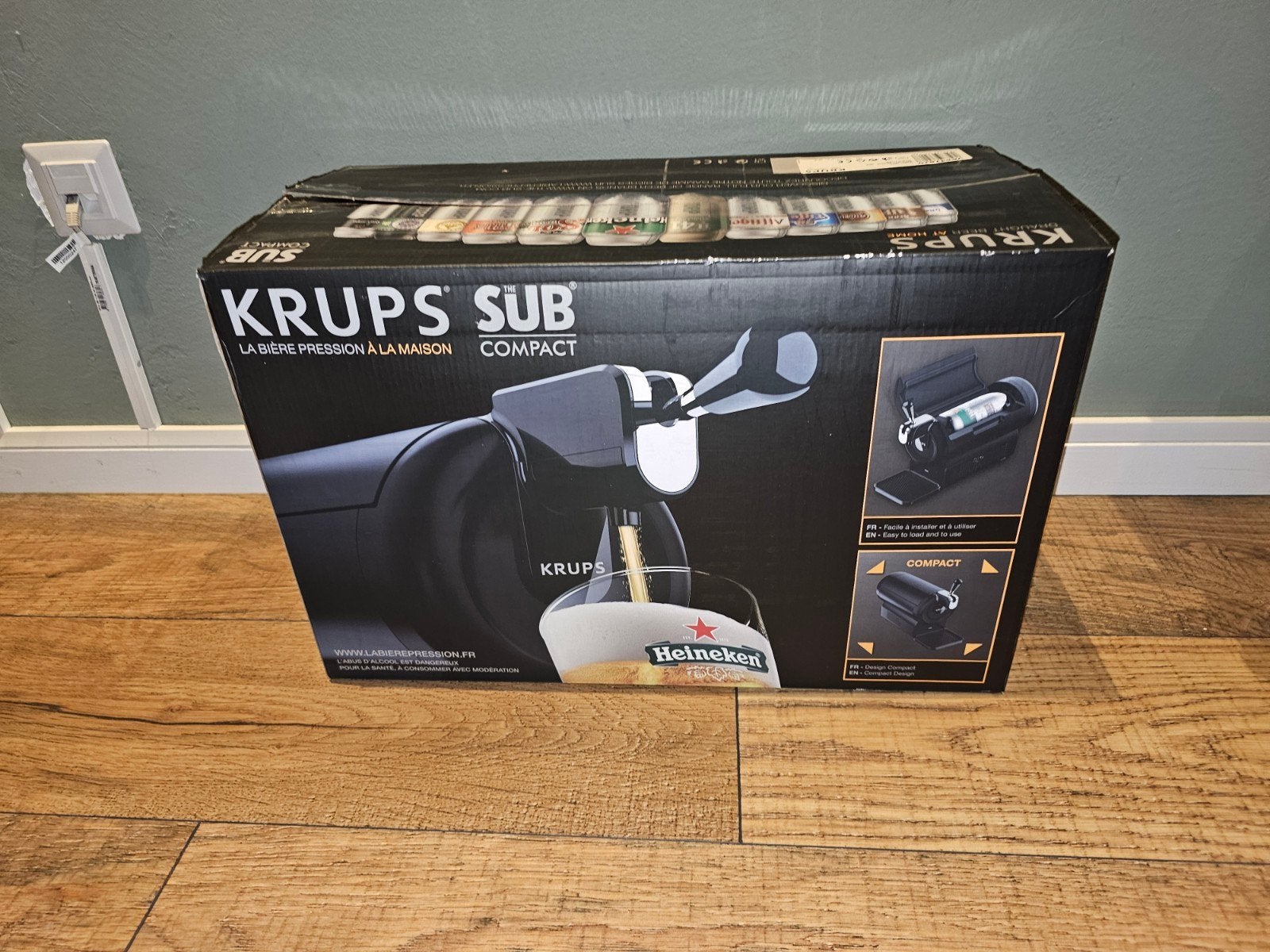 Krups The Sub Compact thuistap - Zo goed als nieuw, Ophalen of Verzenden, Zo goed als nieuw