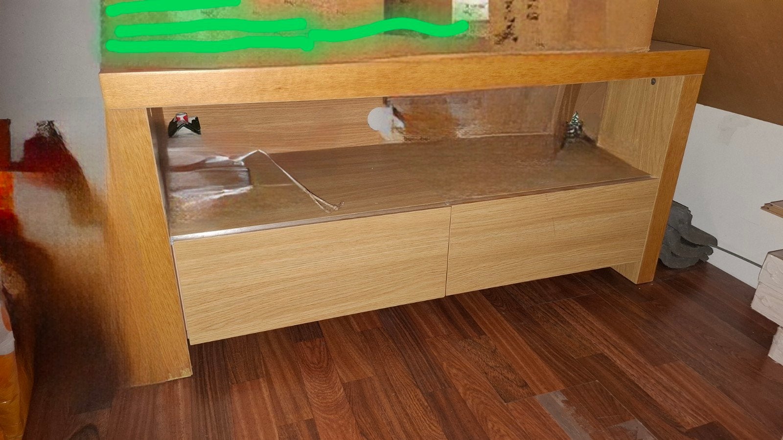 TV meubel met lades - 110x54x45 cm, Ophalen, Gebruikt, 100 tot 150 cm, Minder dan 100 cm