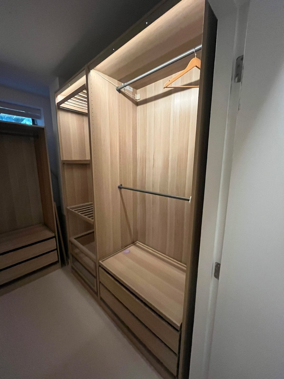 Ikea Pax Inloopkast, Ophalen, Eikenhout, 50 tot 100 cm, Zo goed als nieuw