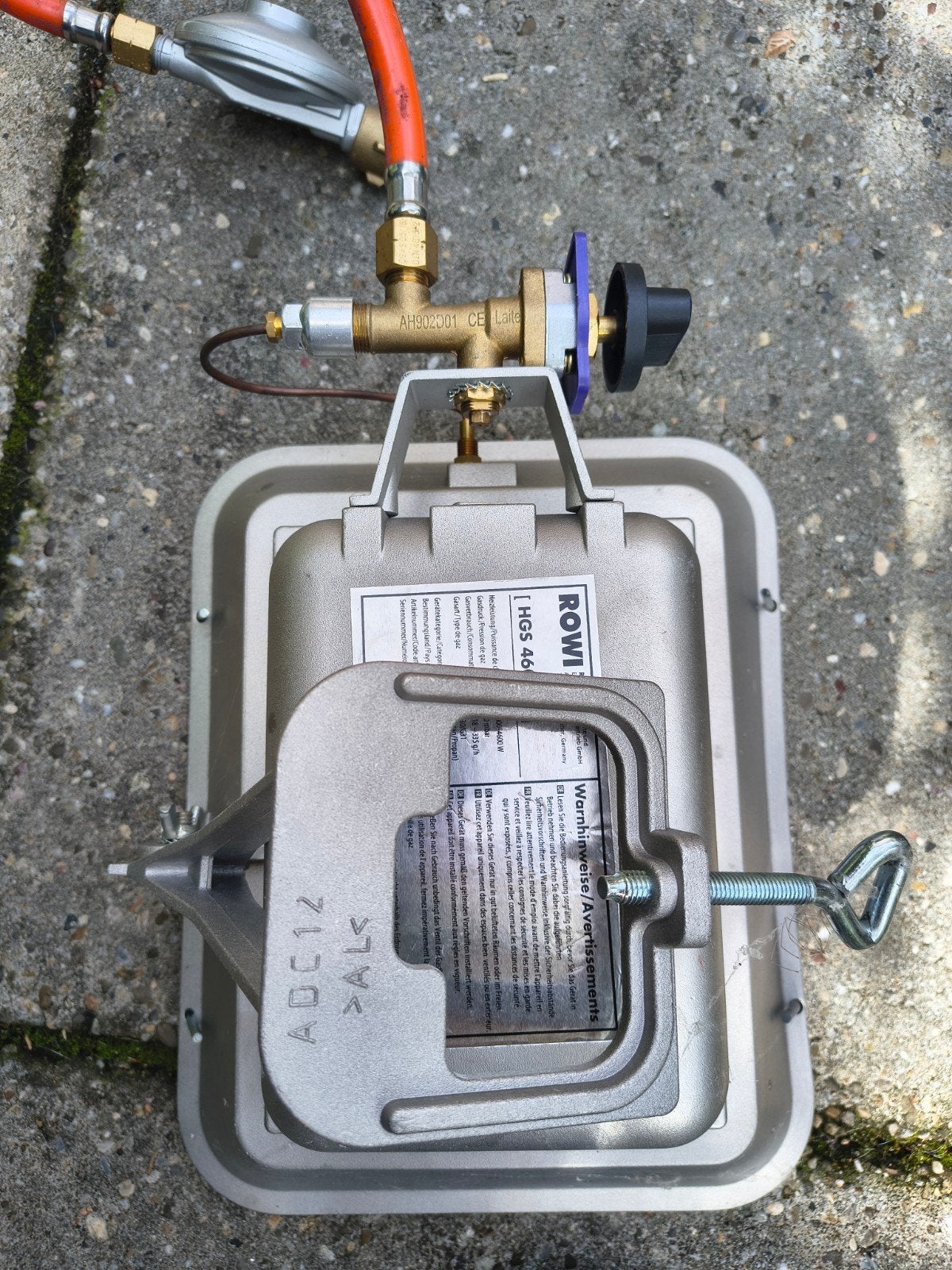 Draagbare Gasstraler - Ideaal voor Buiten en Camping, Caravans en Kamperen, Ophalen, Gebruikt