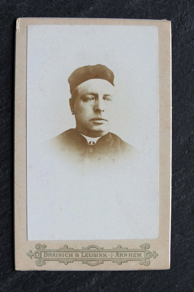 CDV-foto Brainich & Leusink, Menthenstraat, Arnhem, Verzamelen, Gebruikt, Verzenden, Foto, Voor 1940