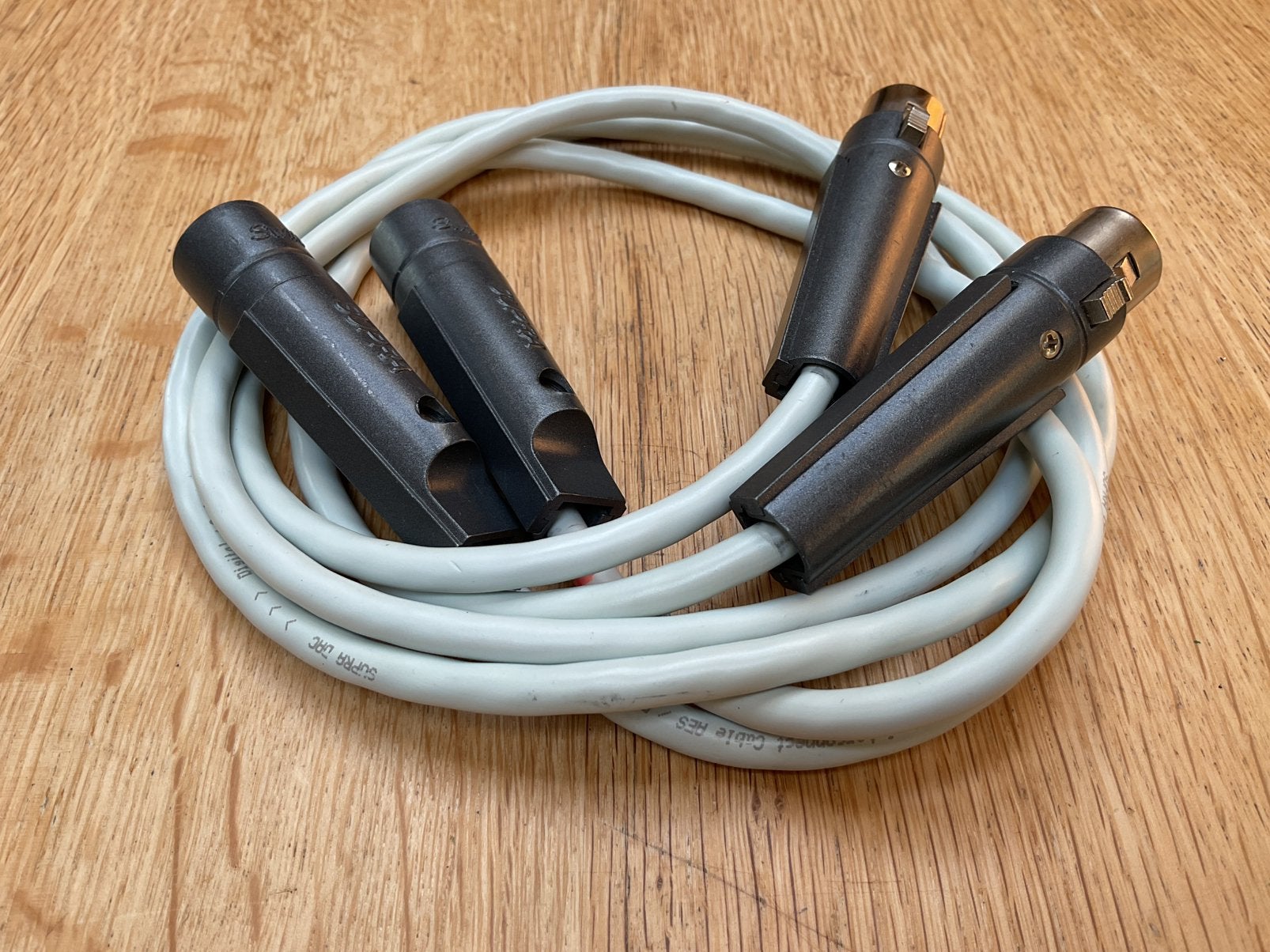Supra DAC gebalanceerde interlink Swift XLR connectors 100cm, Ophalen of Verzenden, Gebruikt, Minder dan 2 meter, Interlink-kabel