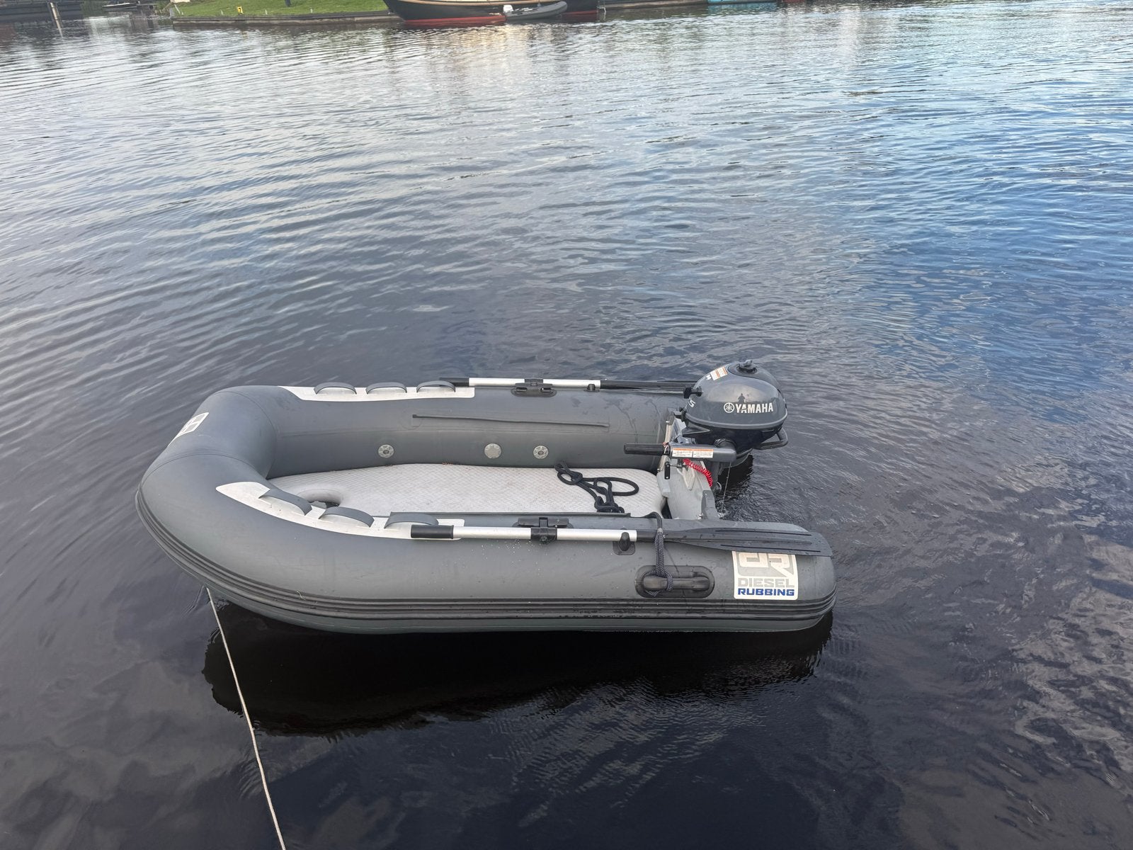 Rubberboot met Yamaha 2,5pk - Zo goed als nieuw, Watersport en Boten, Airdeck, Inclusief motor, Zo goed als nieuw, Ophalen